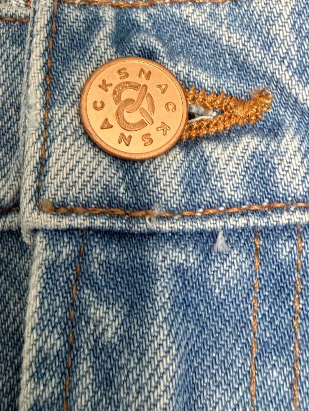 NWOT MOTHER SNACKS! High Waisted Twizzy Skimp Jeans in Just A Nibble - Size 26 - Picture 7 of 14